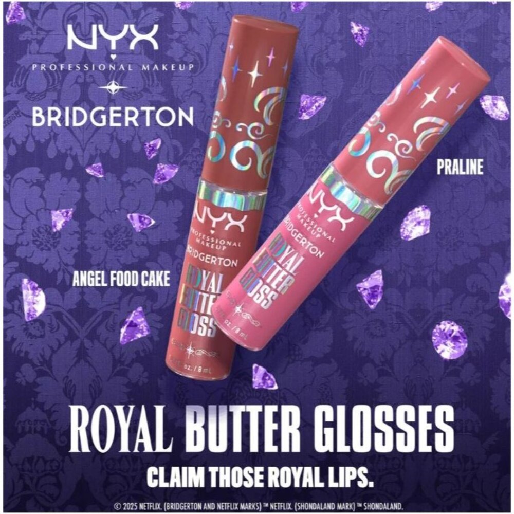 NYX Professional Makeup Bridgerton Royal Butter Gloss Set Of 2